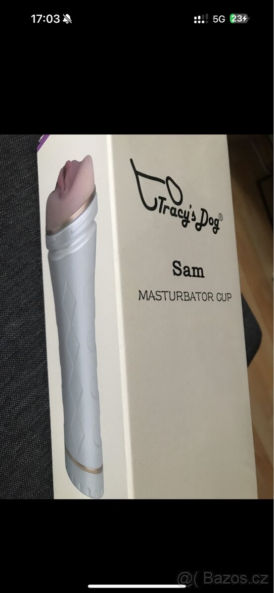 Intimní pomůcka - nová.  Pro pány.