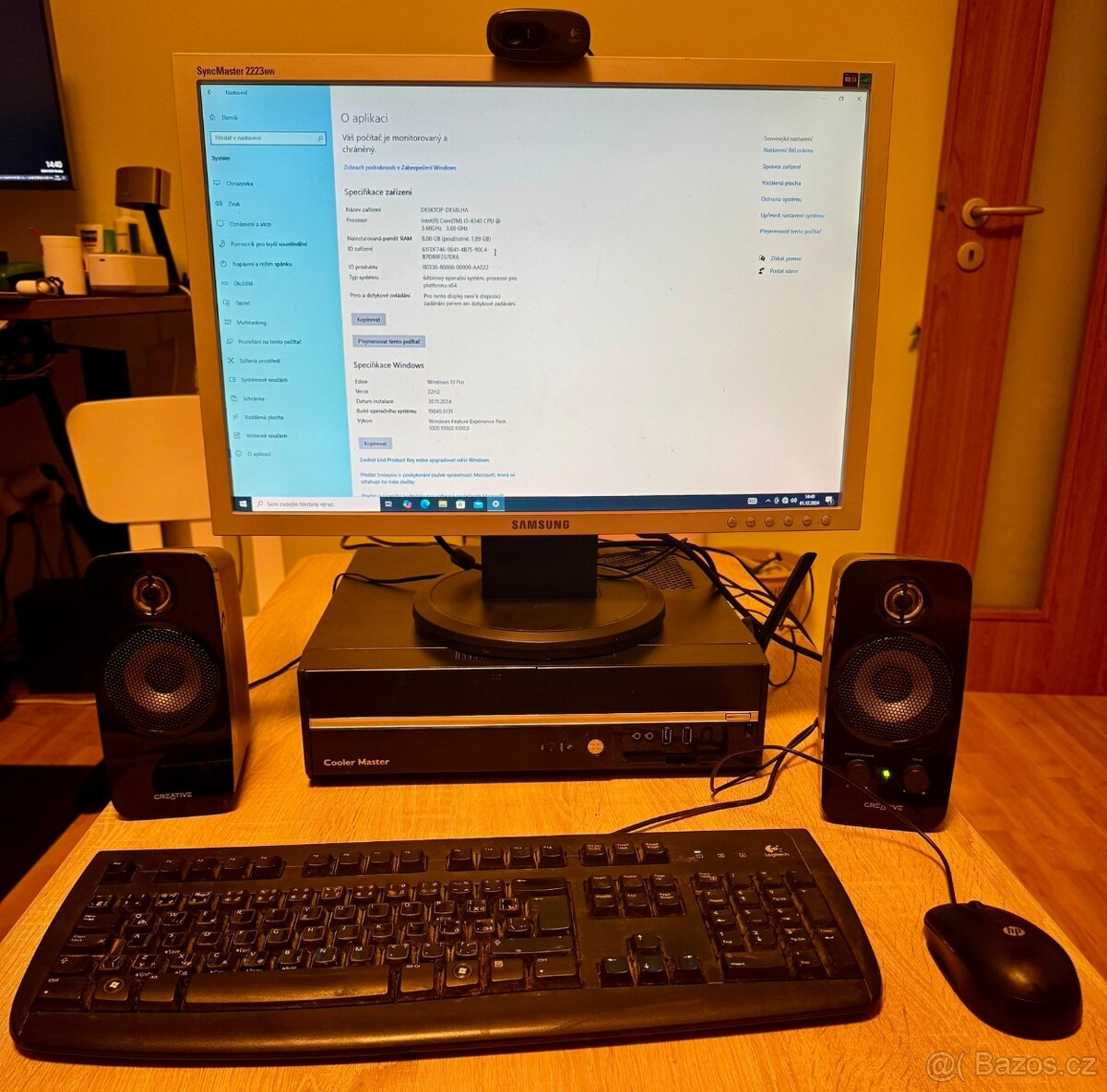 Kompletní kancelářské PC se všemi perifériemi