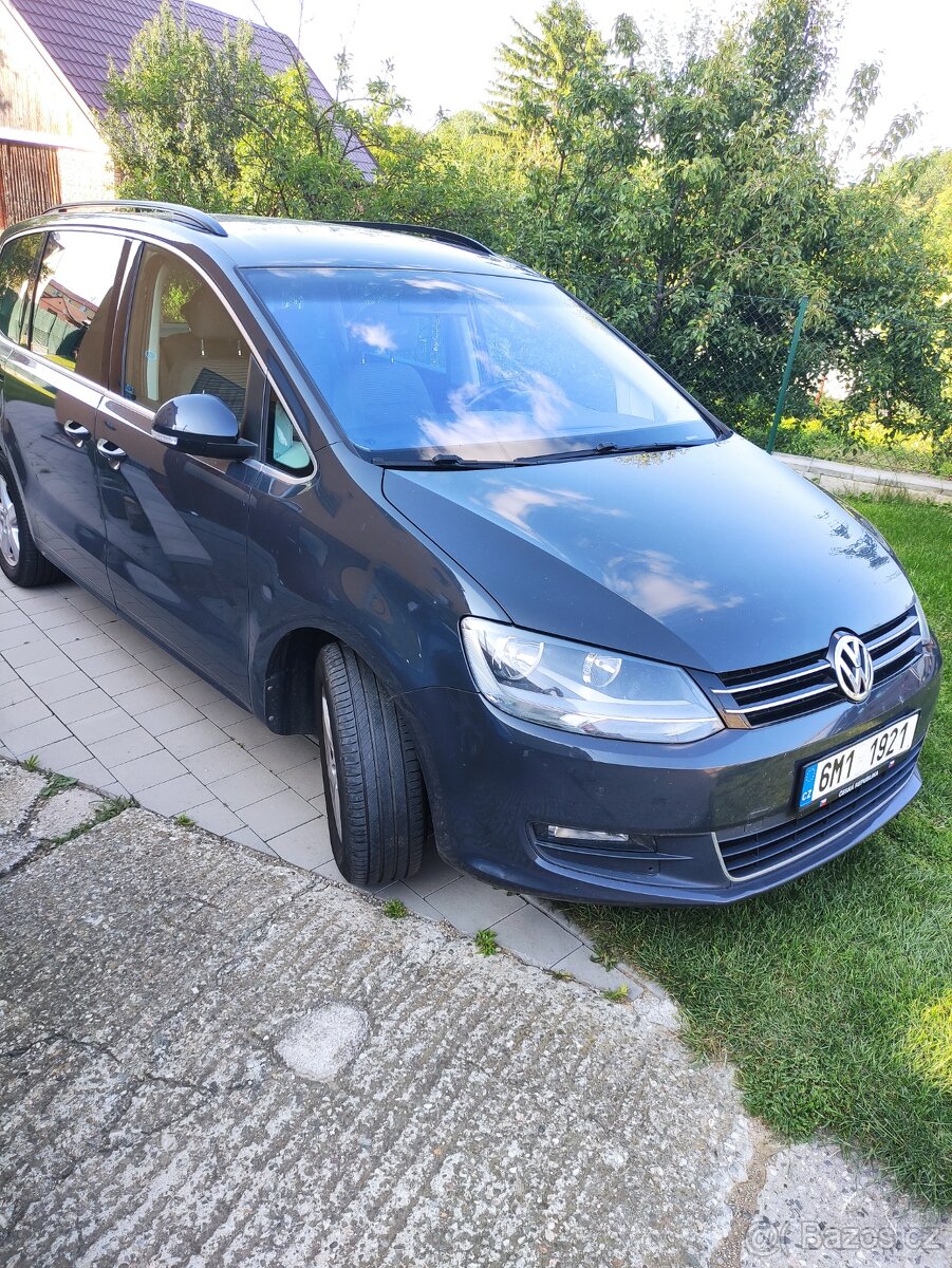 Prodám Volkswagen Sharan 2.0 TDI r.v. 2014 103 kw,