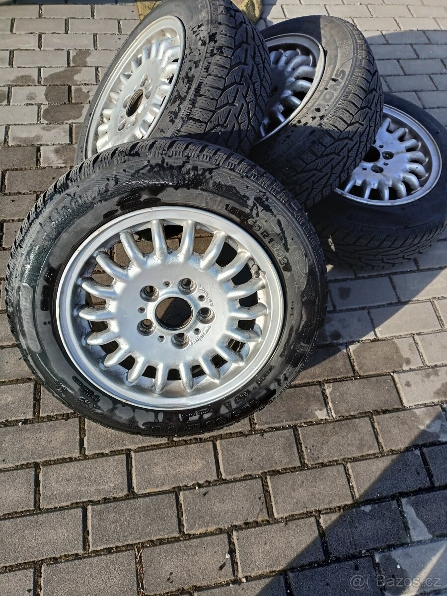 BMW 7x15, 5x120 včetně pneu