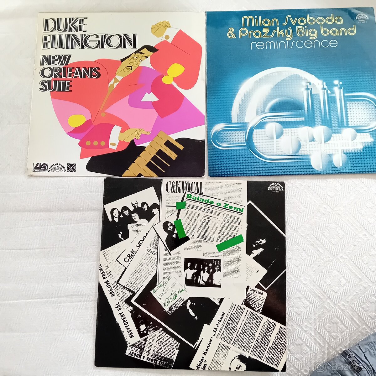 LP desky D.Elington, Pražský big band, C&K Vocal