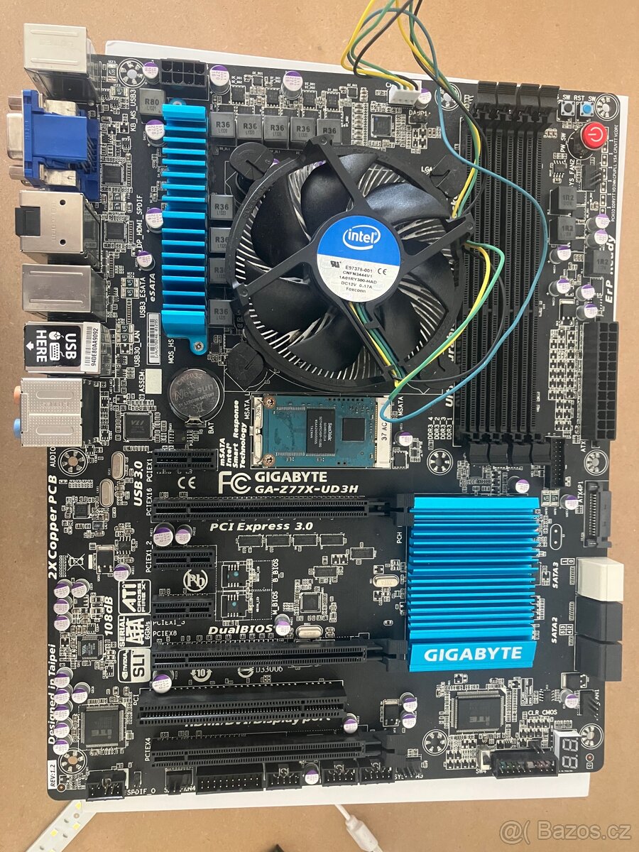 Gigabyte GA-Z77X-UD3H + i5-3570K