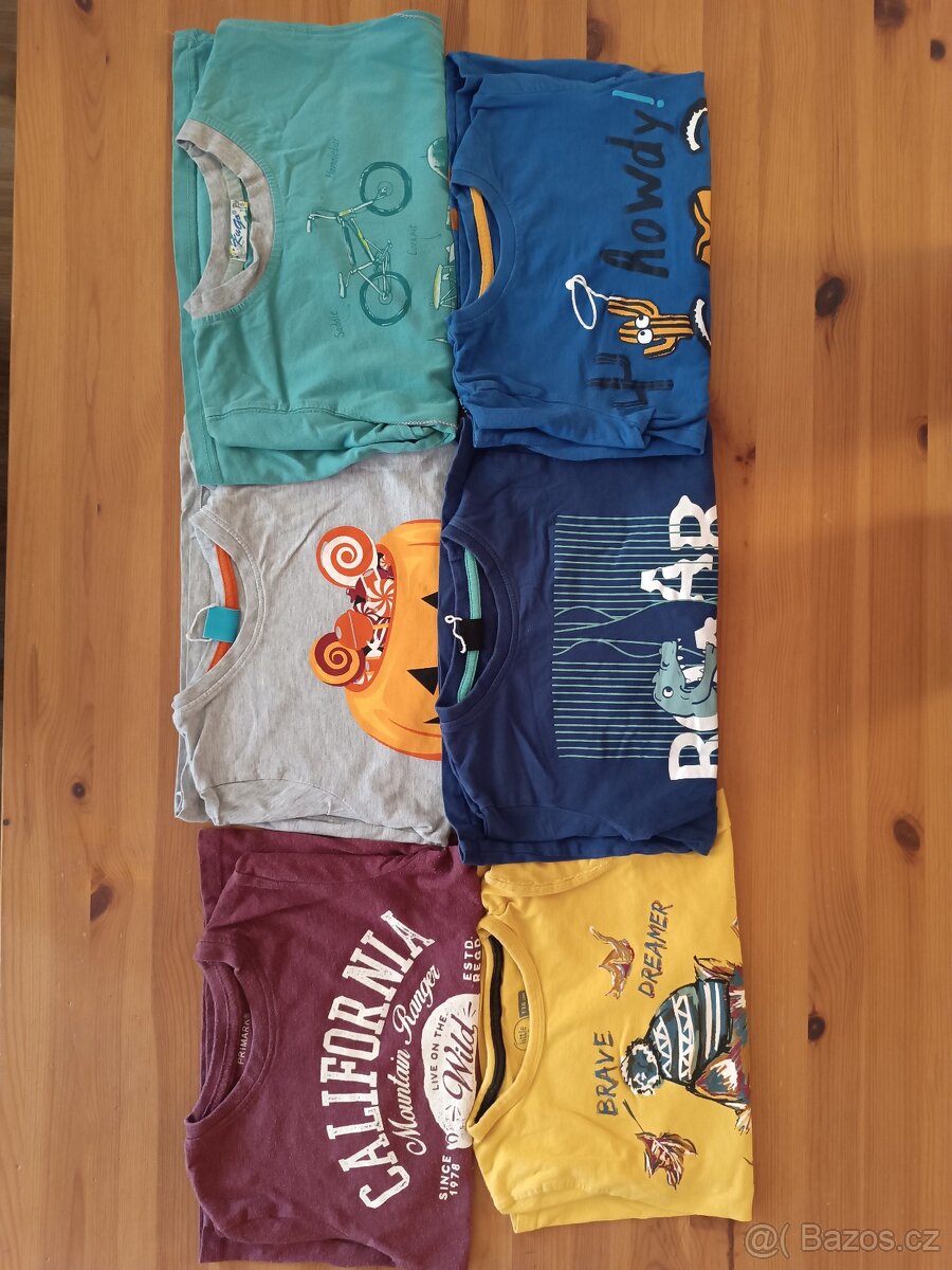 set trička s dlouhým rukávem