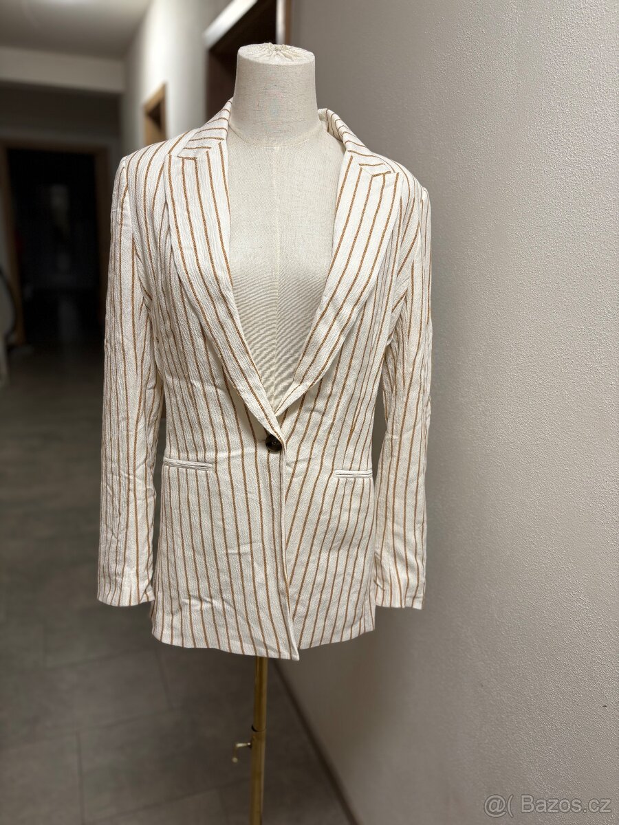 Krémové dámské sako H&M