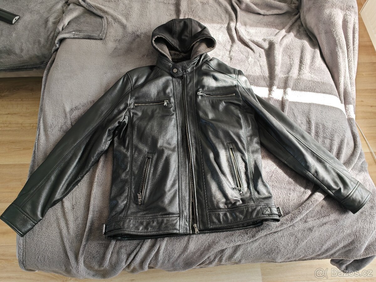 Nová kožená bunda Jerem vel. XL