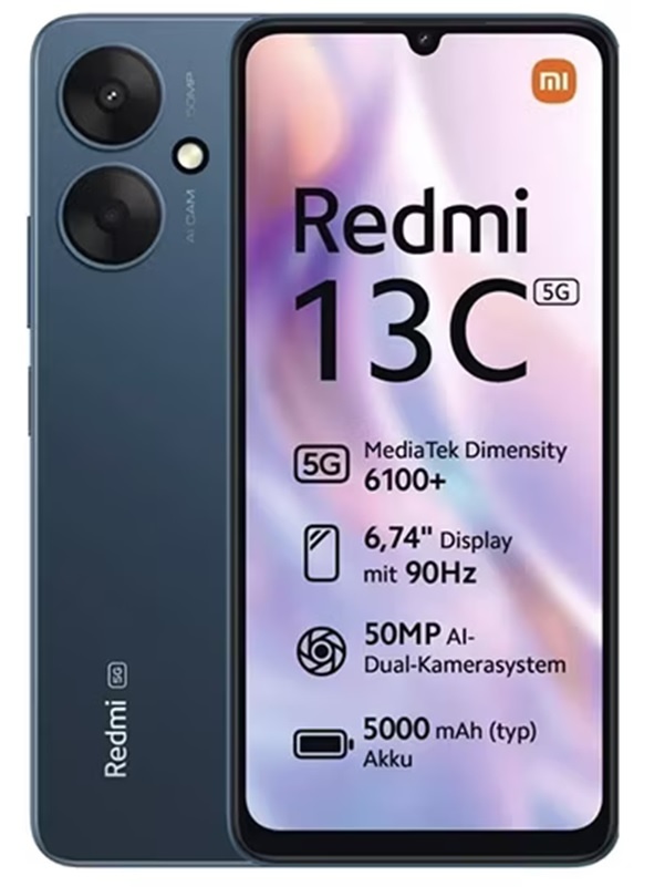 Nový Redmi 13c 5G 128 GB černý - nerozbalený