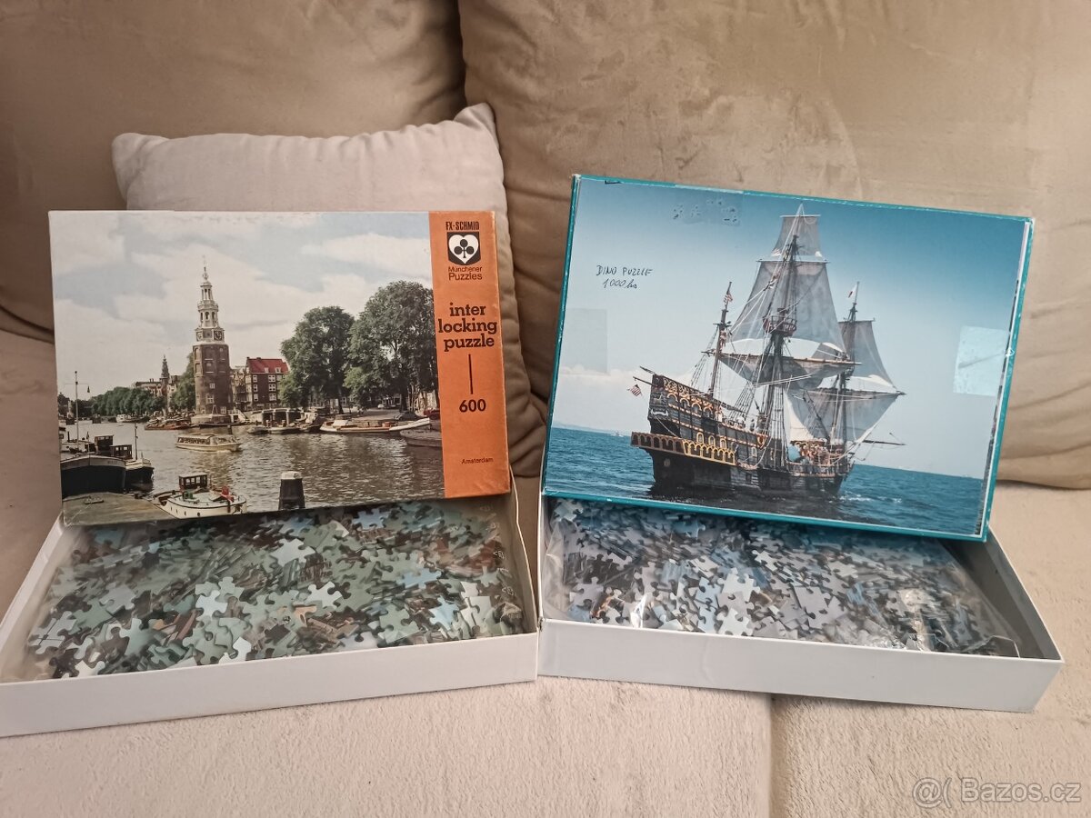Puzzle 1000 a 600 dílků