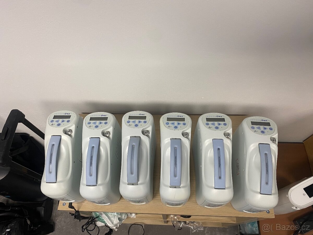 Přenosný - mobilní kyslíkový přístroj váha 3,2 kg