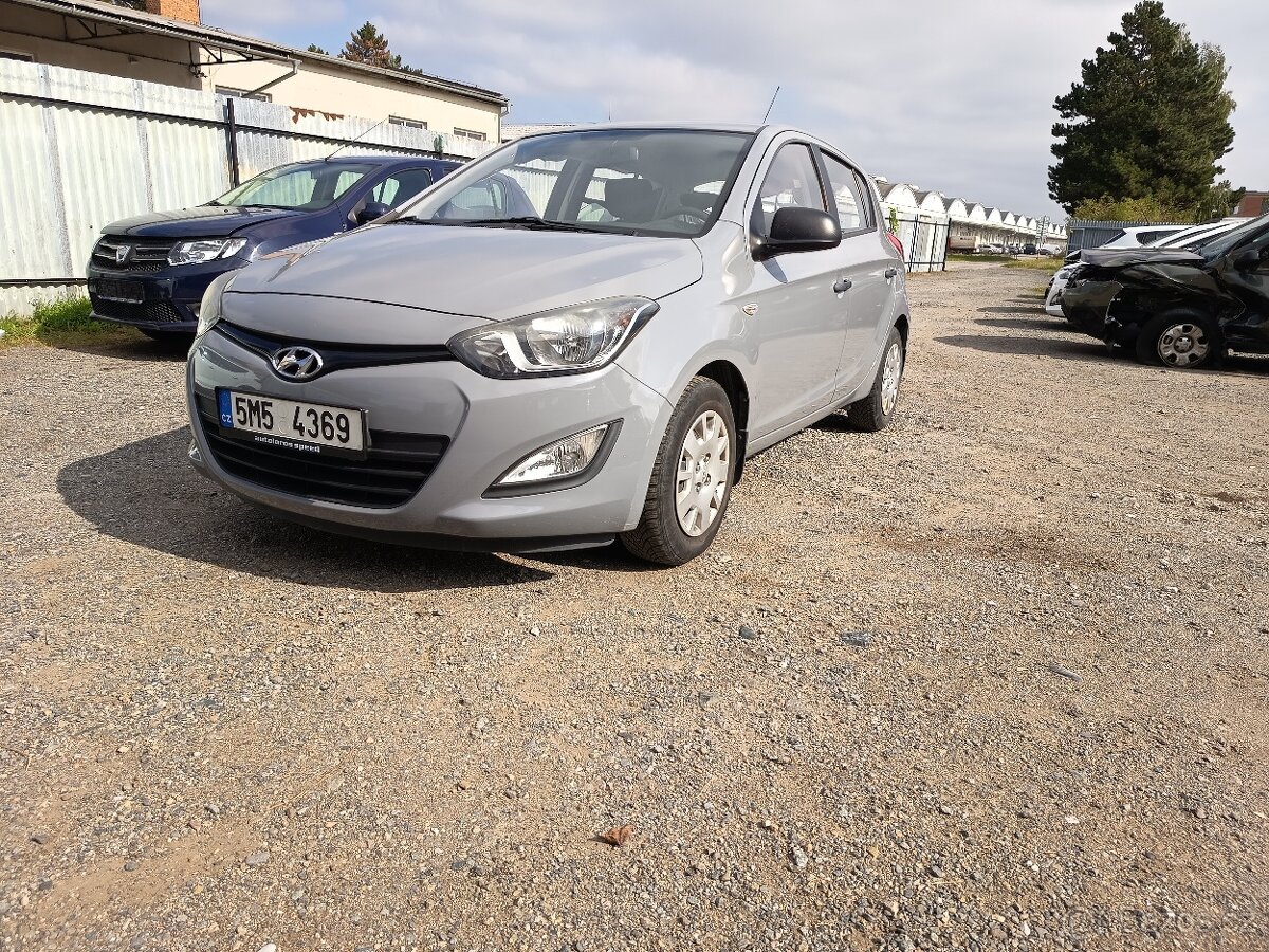 Hyundai I20 1.2 62 kw, 9/2014 ČR