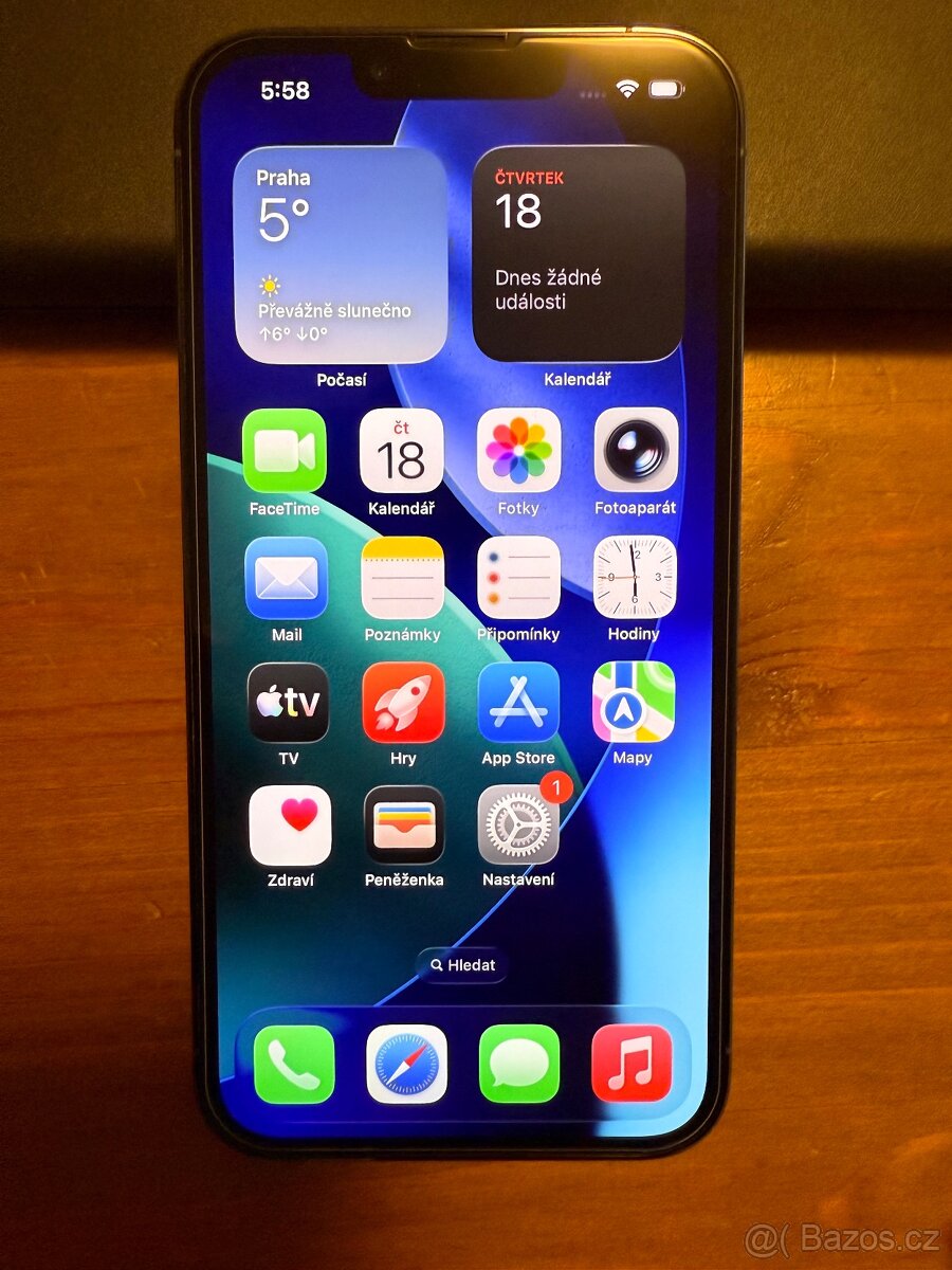 iPhone 13 pro 128GB modrý baterie 87%