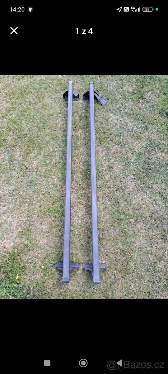 Nosníky na střechu auta