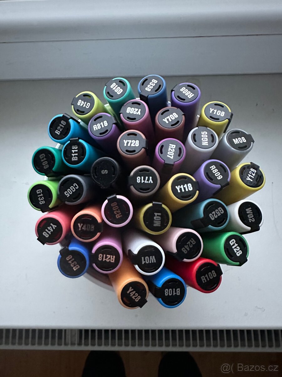 Akrylové fixy - sada 36 kusů