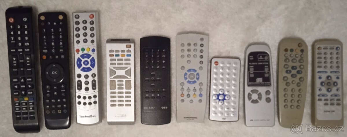 DÁLKOVÉ OVLADAČE - sada 1