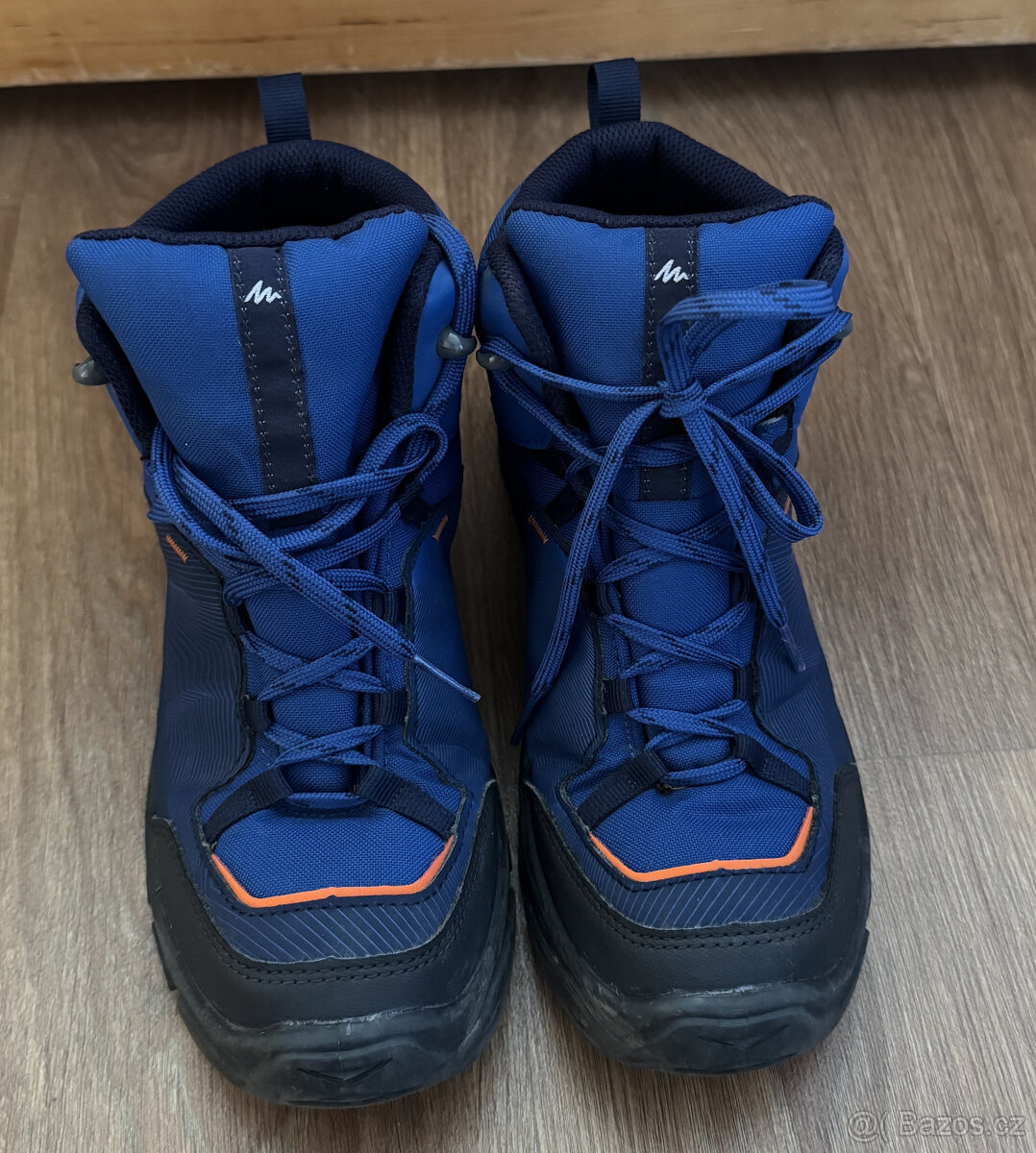 Modré trekové boty vel. 38