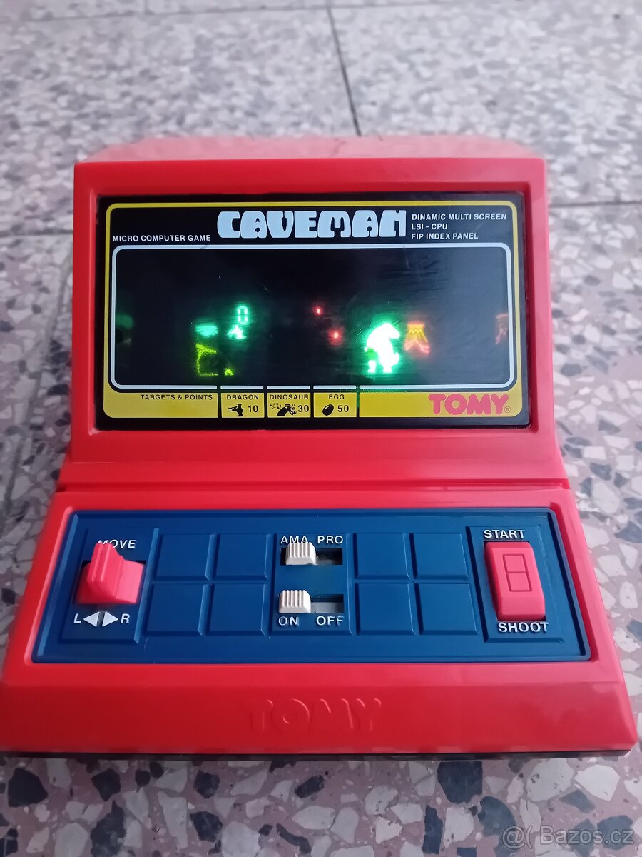 Retro hra caveman