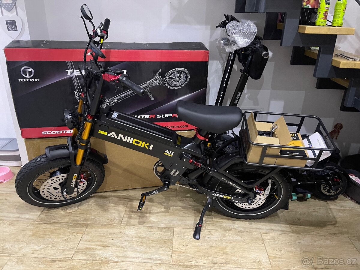 Elektricky bicykel Aniioki A8 Pro Max Dual 52V 60Ah