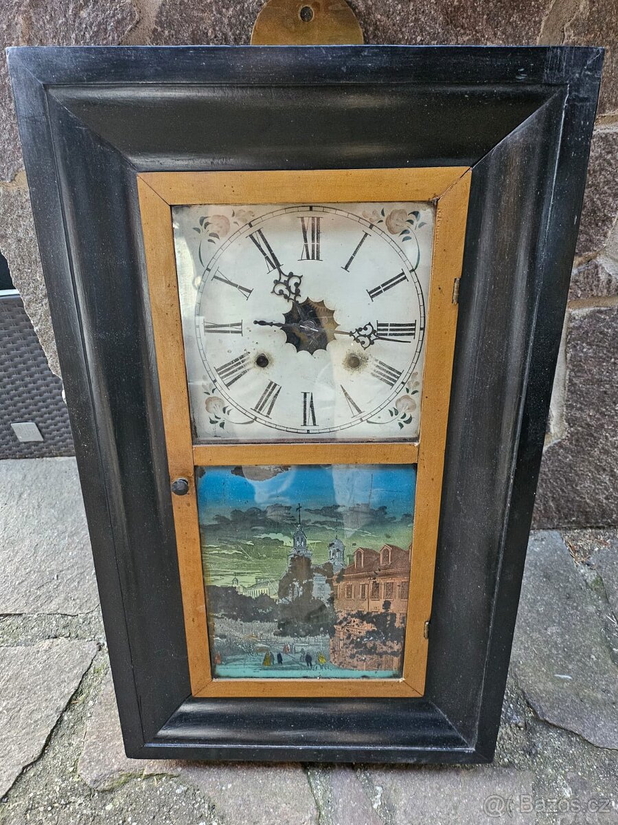 Hodiny na zeď Americké firmy z poloviny. 20 století