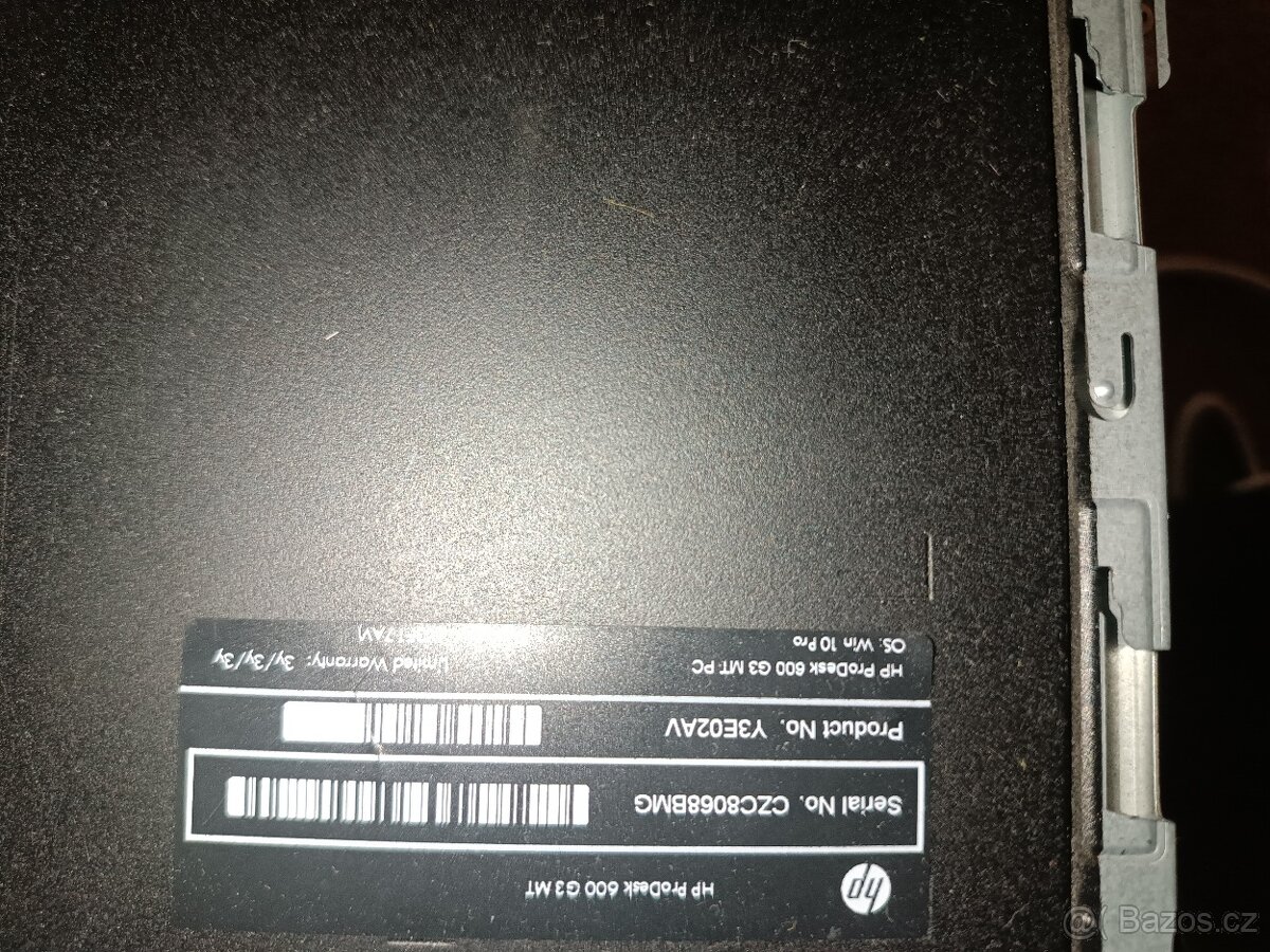 Prodam počítač HP prodesk 600 G3 mt Kup teď