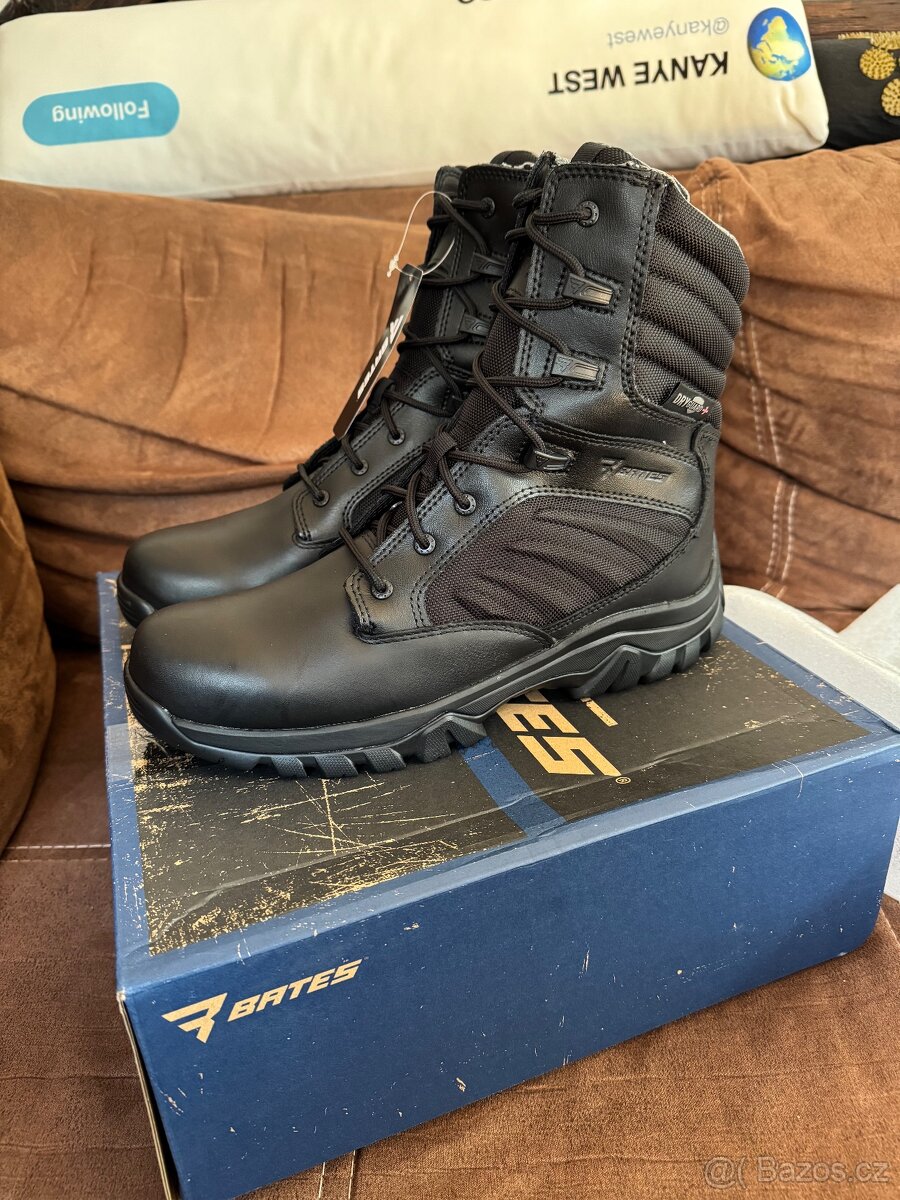 Pánské boty Bates GX X2 Tall Zip Dry Guard+ Thinsulate black