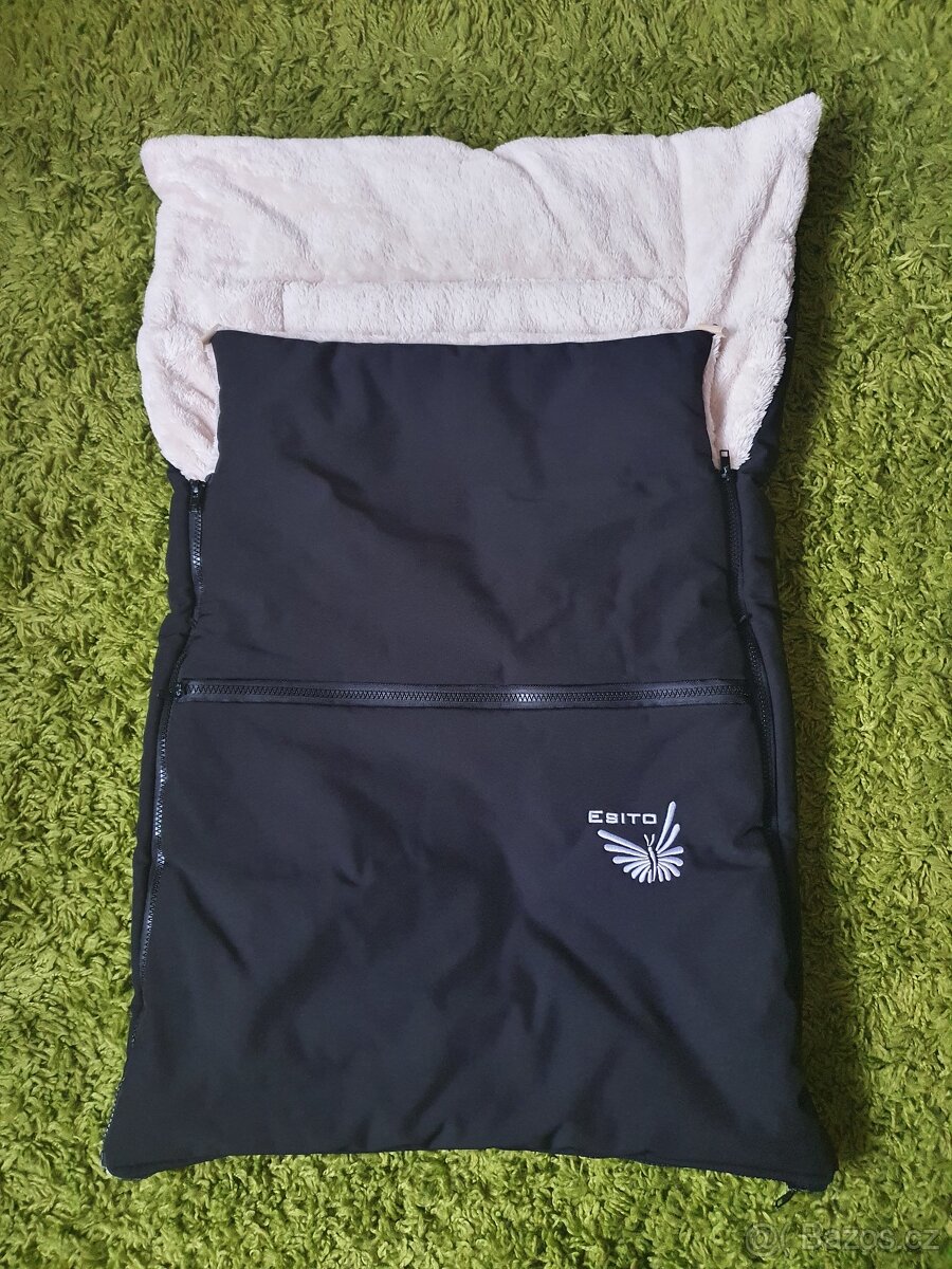 Zimní fusak do kočáru soft duo plus Esito