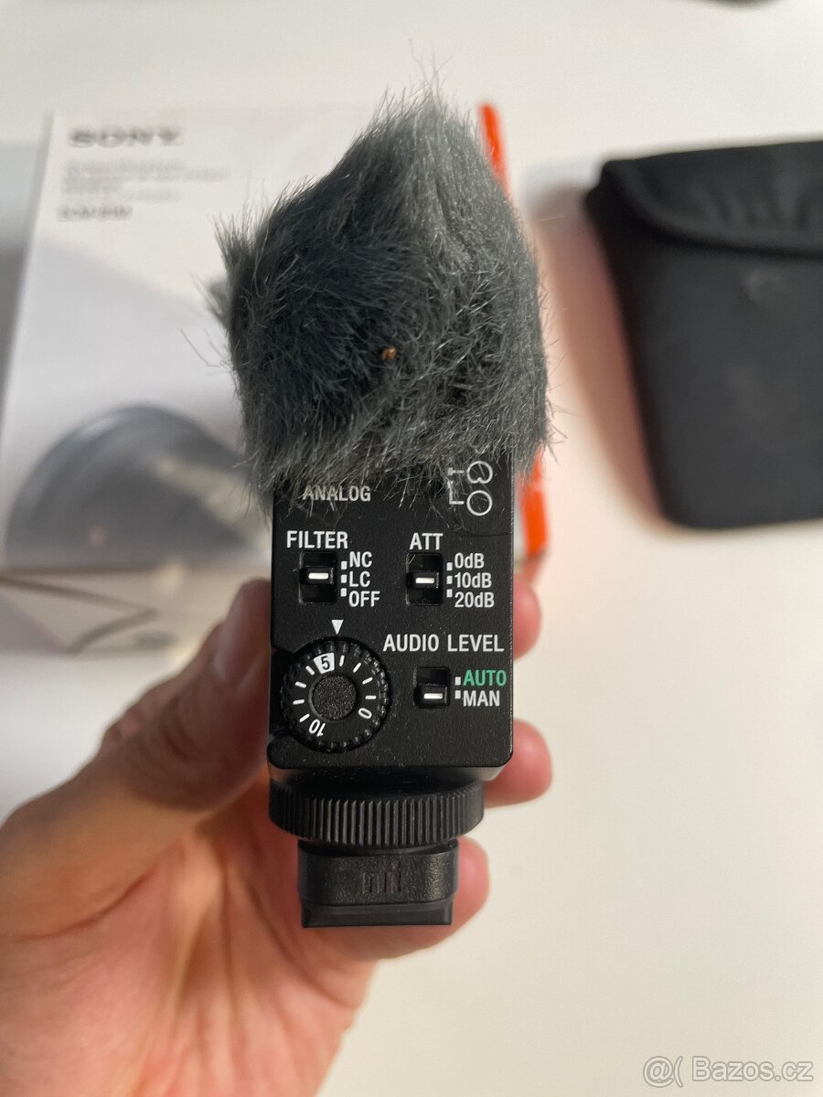 SONY ECM-B1M mikrofon typu shotgun