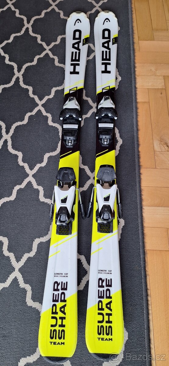 Dětské lyže Head Supershape Team Era 2.0 137 cm Plzeň