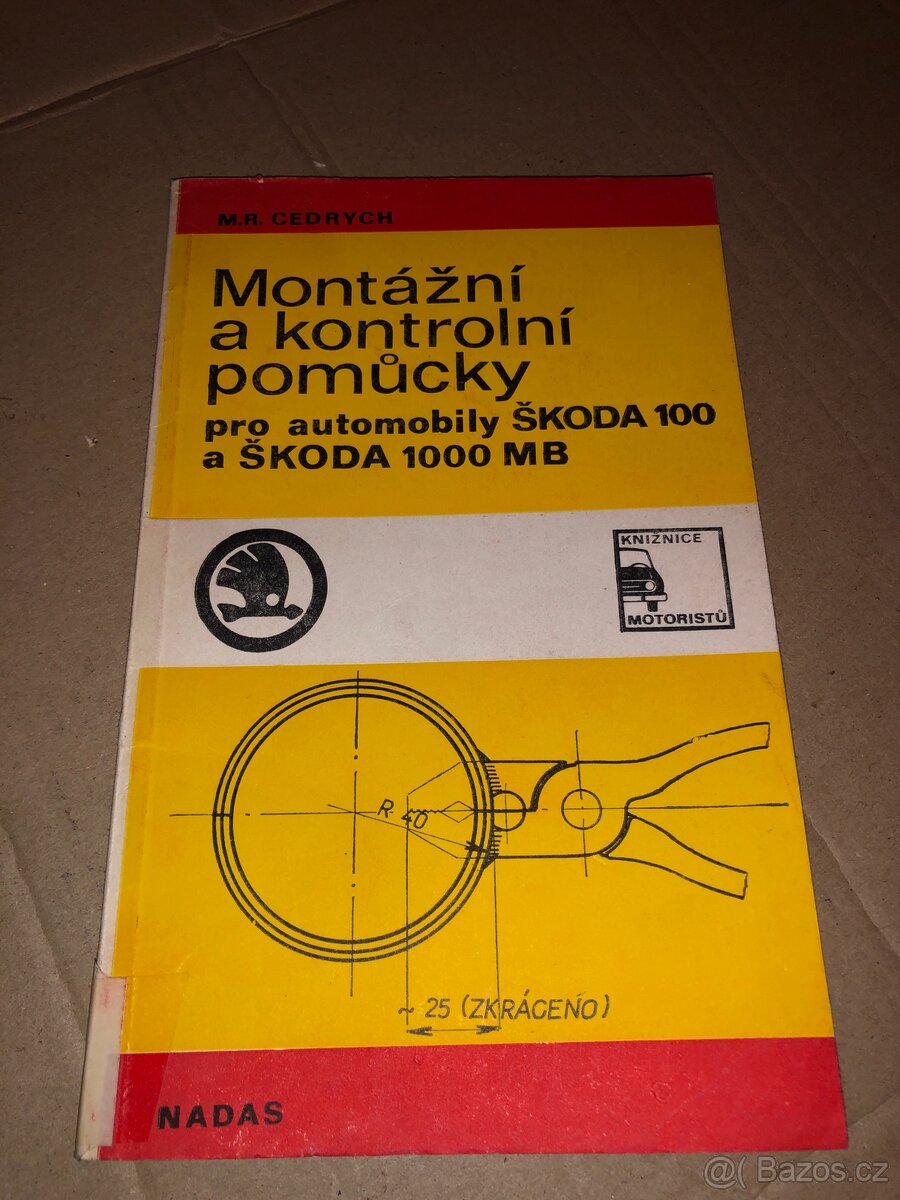 Montážní a kontrolní pomůcky Škoda 1000 Mb 100