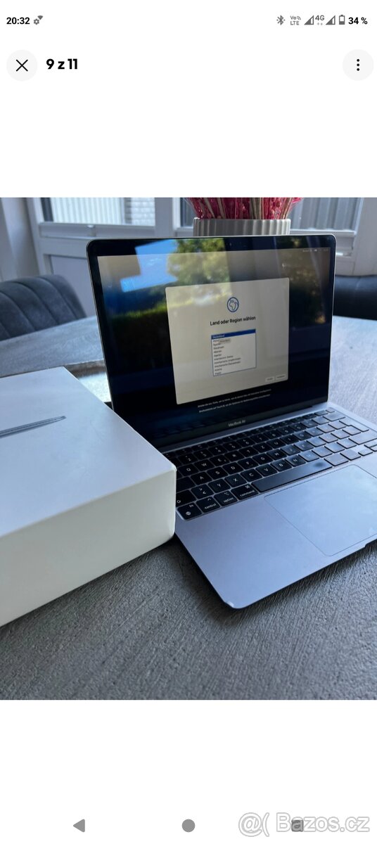 Macbook M1 8 RAM 256 SSD CZ Dobrý stav