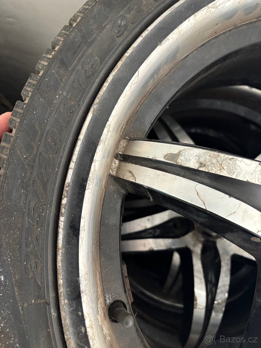Alu kola 5x108 R18 225/40