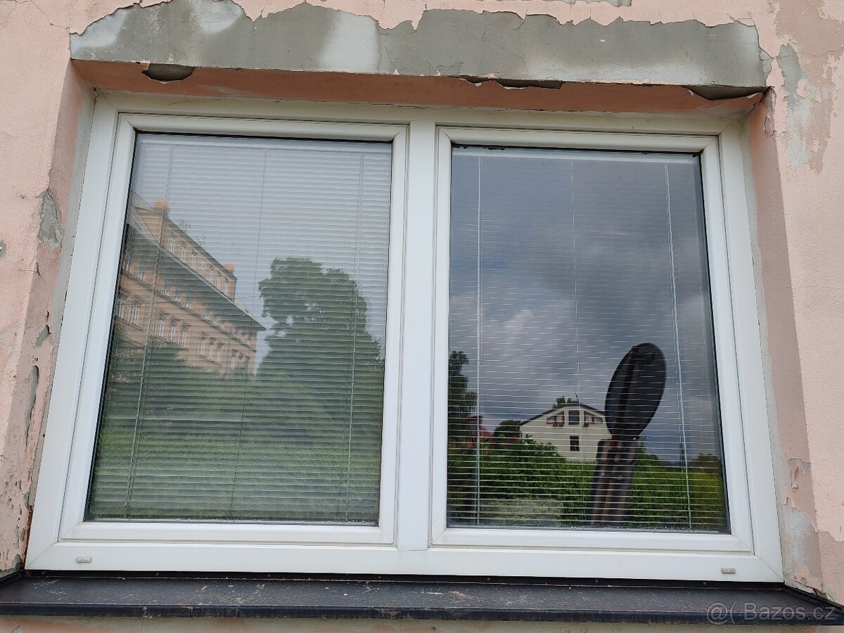 Velké plastové okno