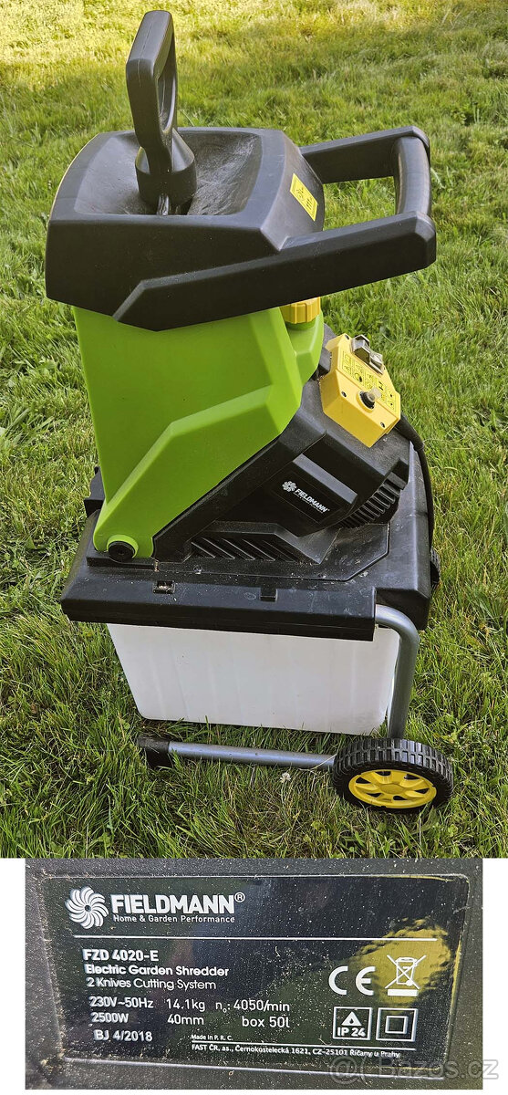 Drtič větví Fieldmann FZD 4020-E