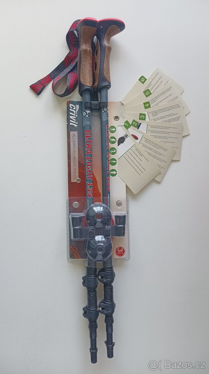 Trekingové hole Ultra Light 135 Crivit