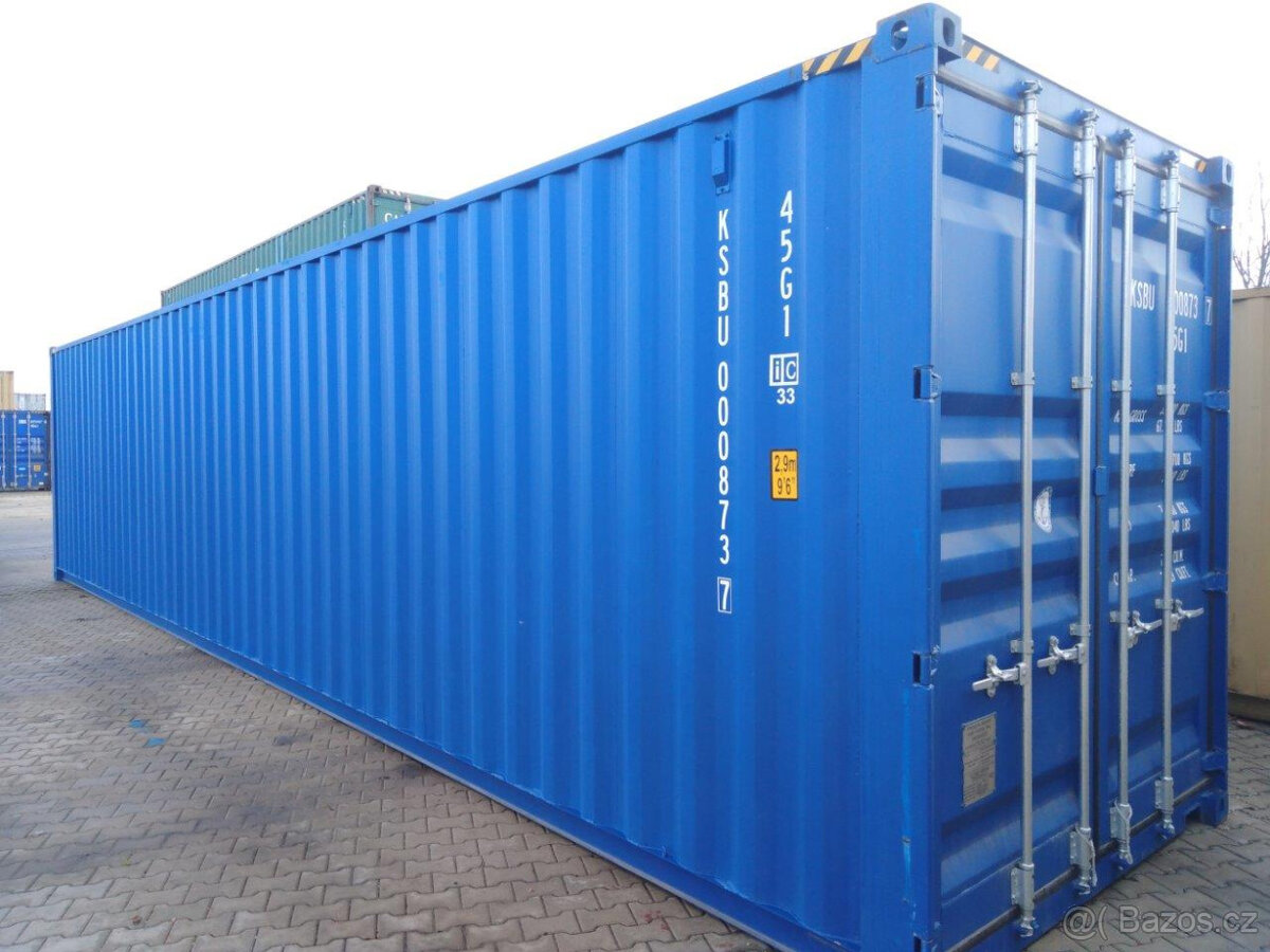 Skladový ISO lodní kontejner 40ft (12m) NOVÝ SKLADEM Mochov