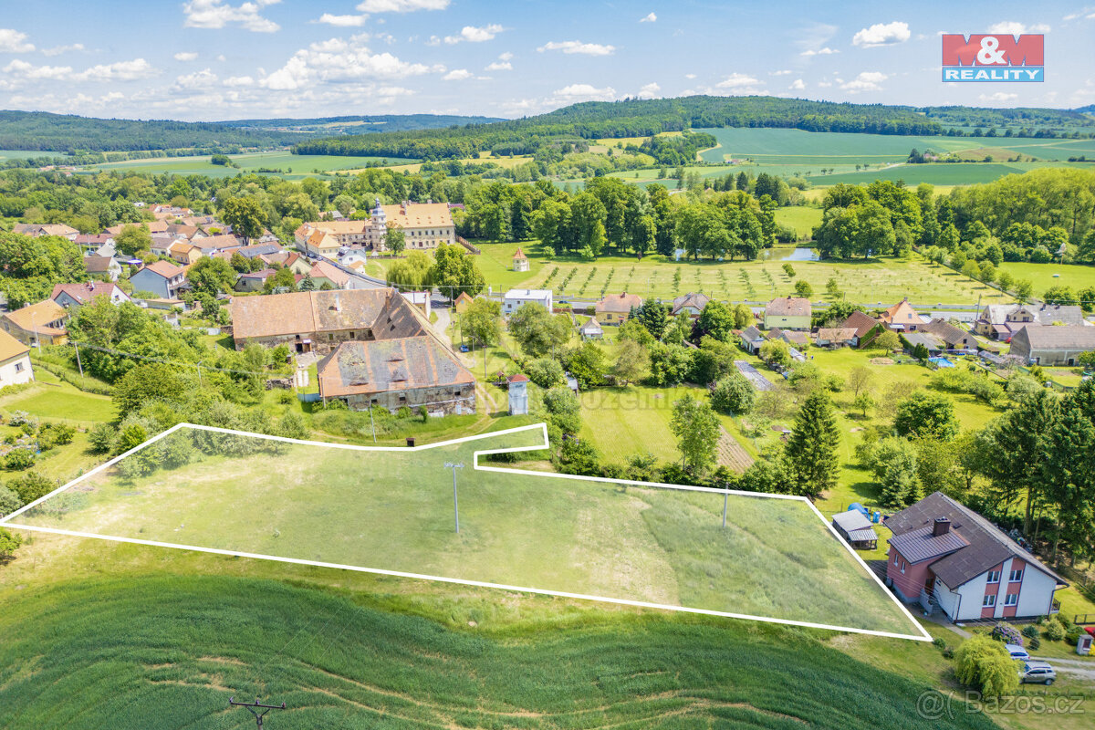 Prodej pozemku k bydlení, 4041 m², Červené Poříčí