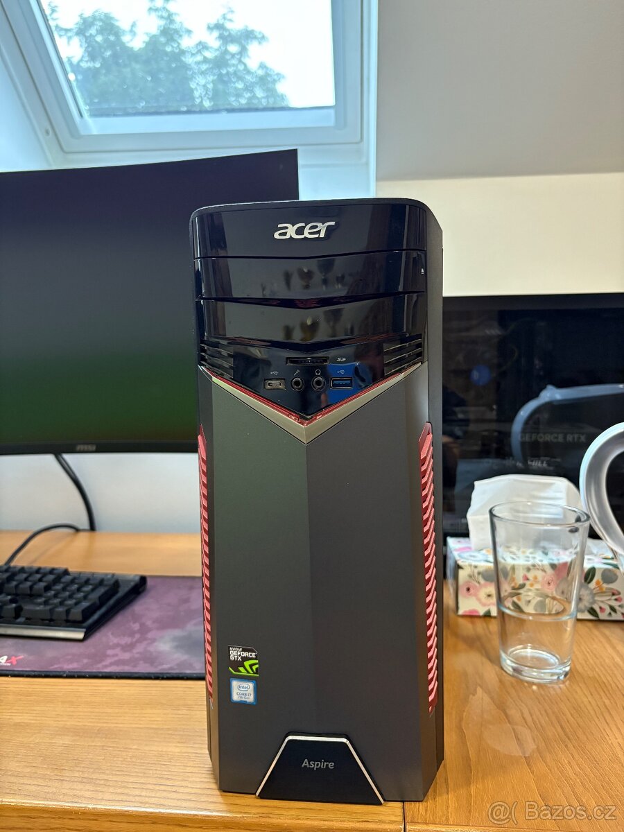 Herní PC bez disku a RAM – Acer Aspire GX-781 (i7‑7700 + GTX