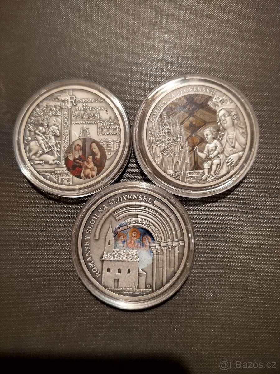 Stříbrná slovenská mince - 2 NZD