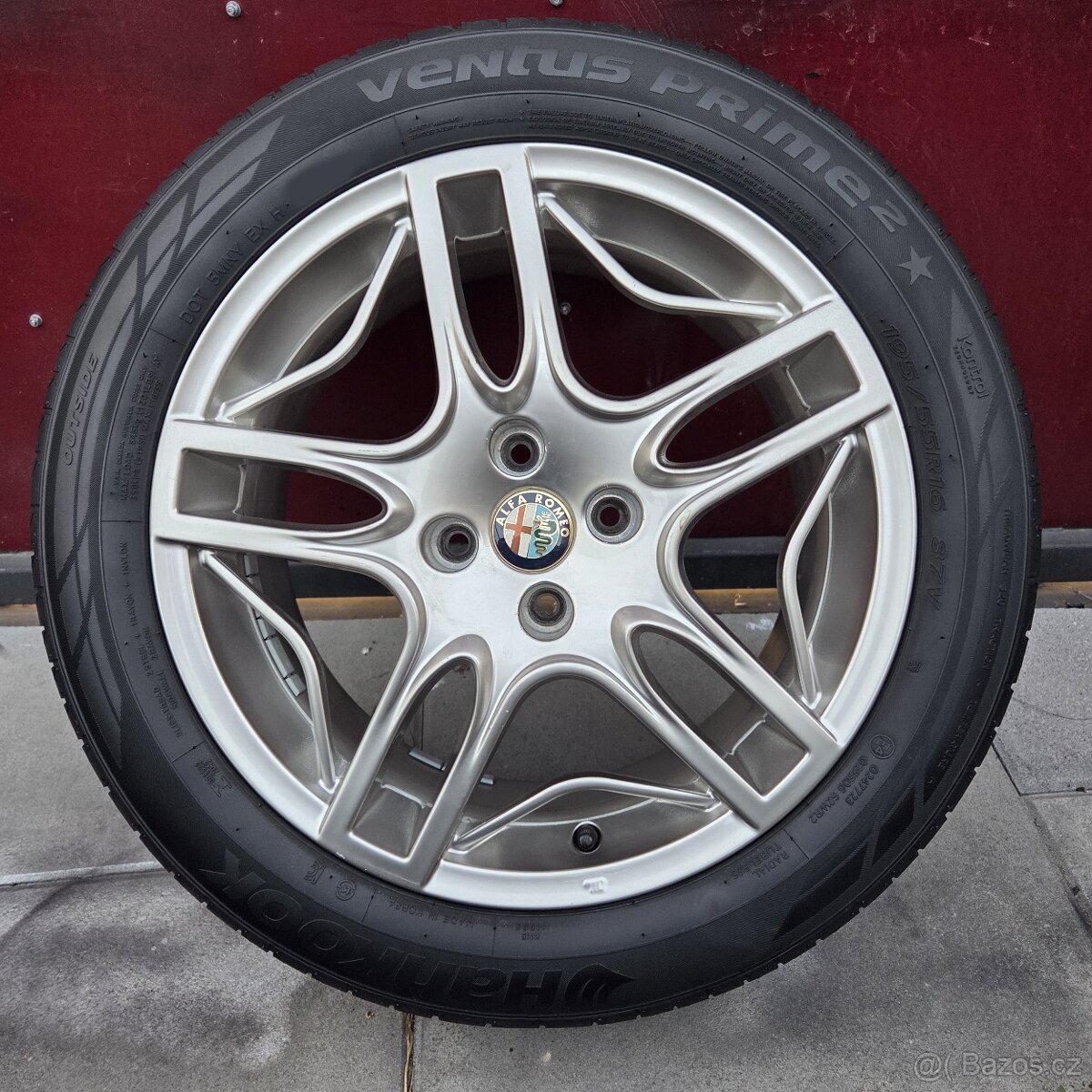 16-LETNÍ OBUTÁ ALU LITÁ KOLA 4x98 ORIGINÁL ALFA ROMEO MiTo
