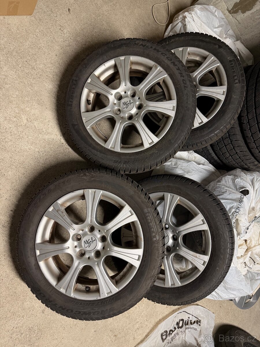 Alu kola Ford 205/55 R16 zimní