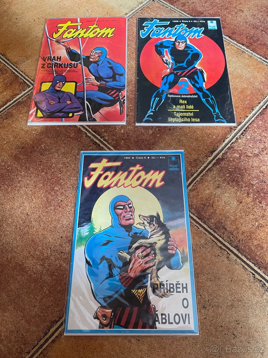 Fantom komiks - přebytky