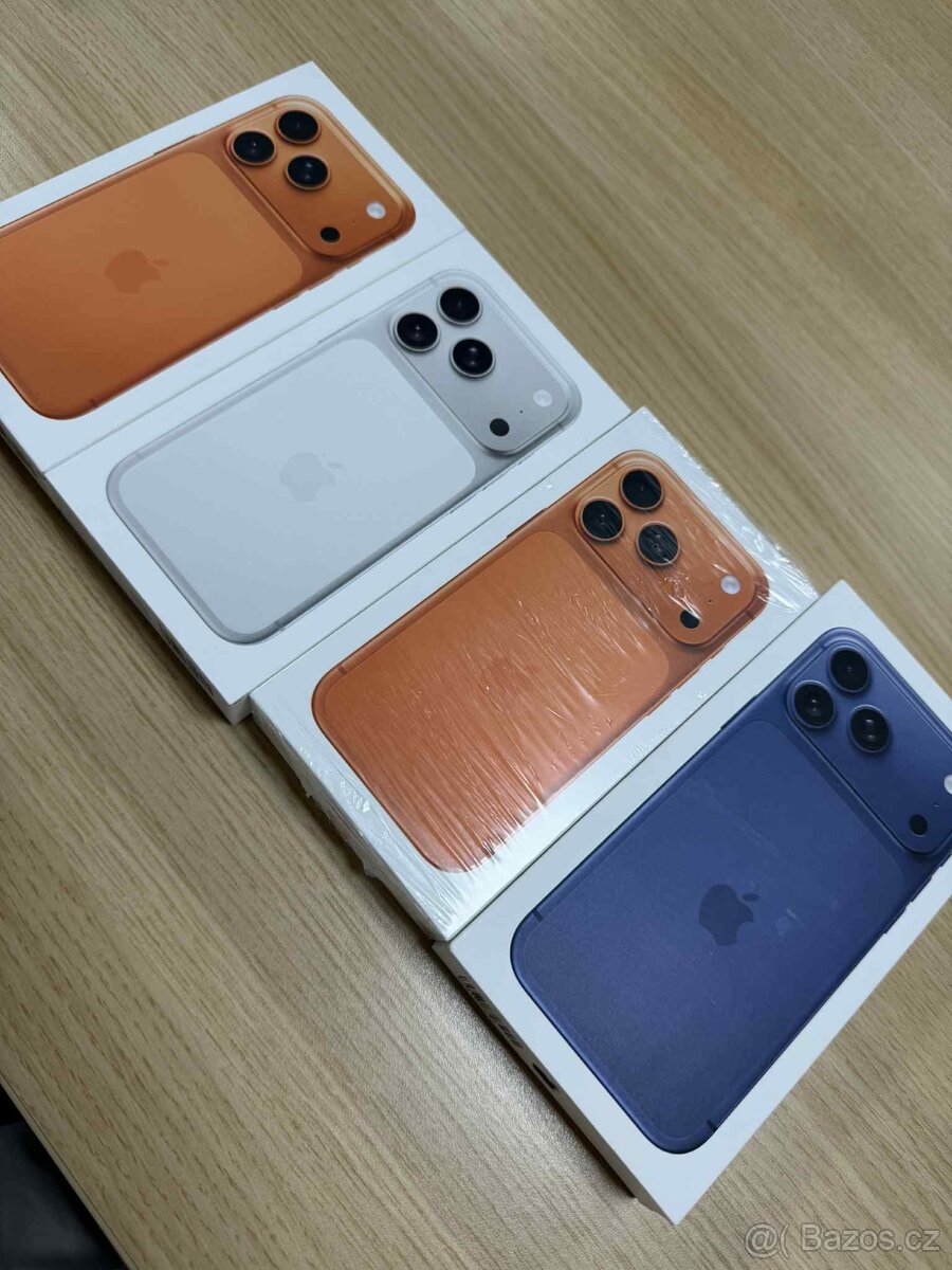 NOVÝ, ZÁRUKA 24M, iPhone 17 Pro 256GB Deep Blue