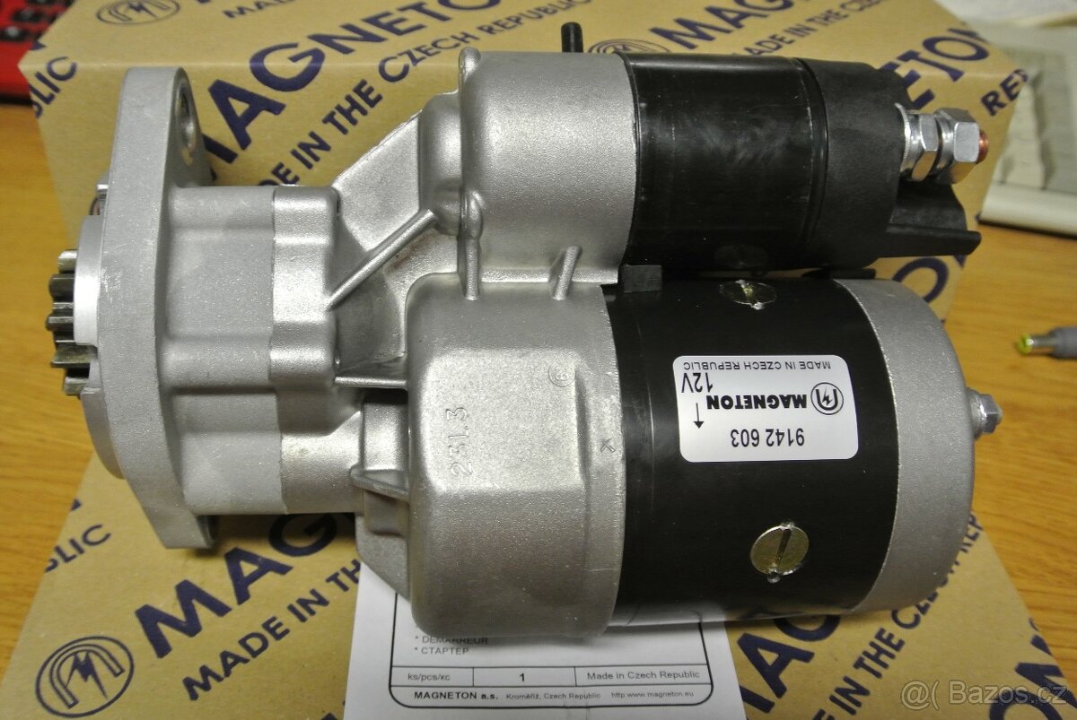 NOVÝ REDUKTOROVÝ STARTER NA TRAKTORY RS-09/GT124