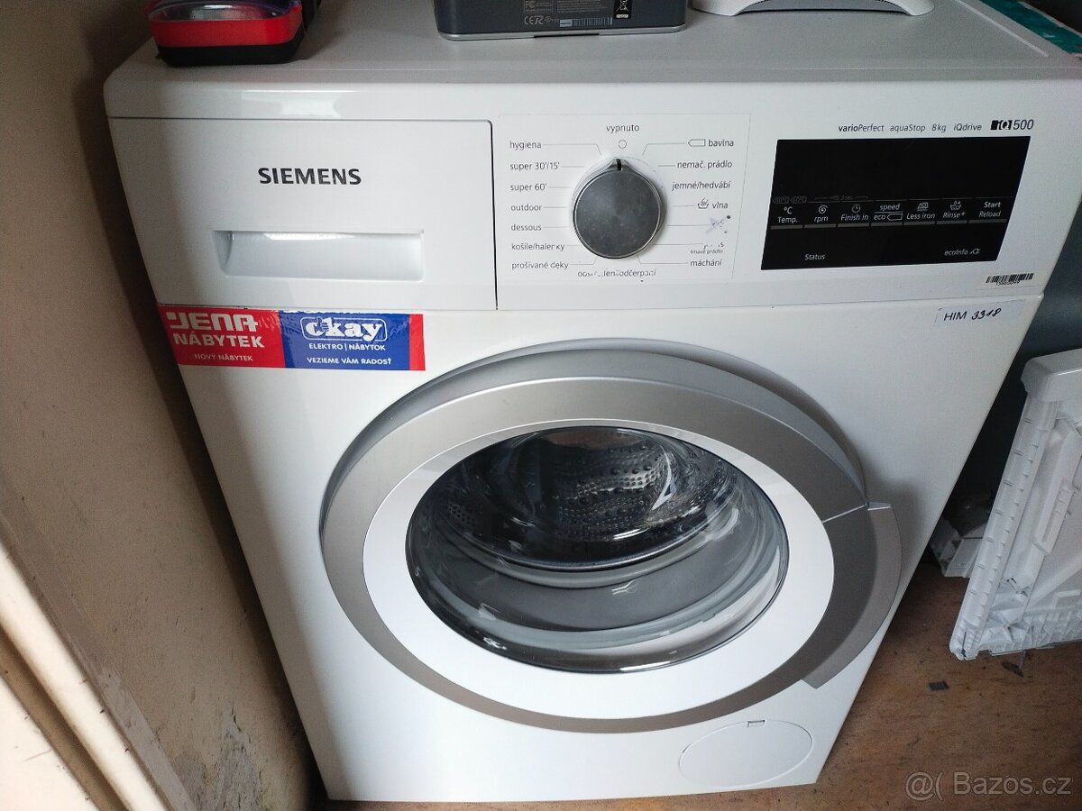 Prodám plně funkční dig.pračku zn. Siemens na 8 kg-DOVEZU---