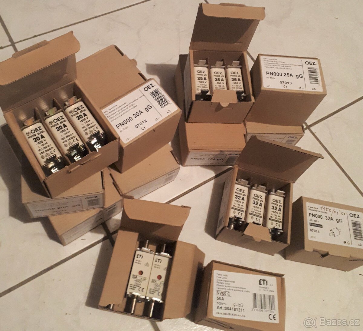 Nožové pojistky 10A-300A  -50% SLEVA