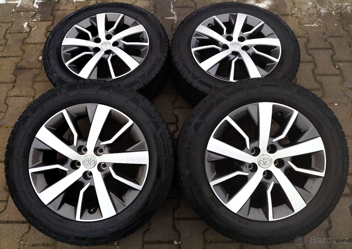 Alu kola originál Toyota Proace 5x108 R17 ZIMNÍ SADA