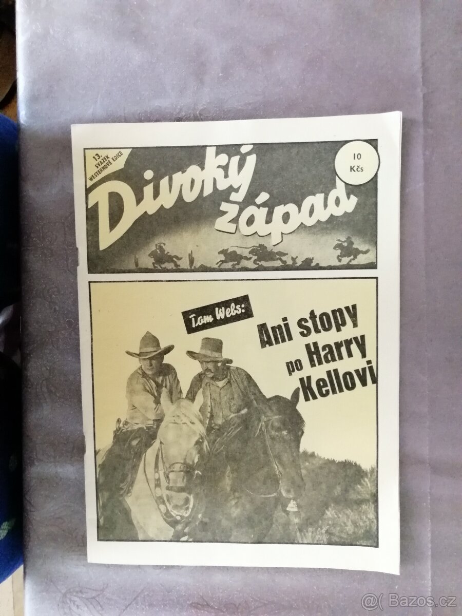 Prodám 13. svazek westernové edice DIVOKÝ ZÁPAD, r. 1991