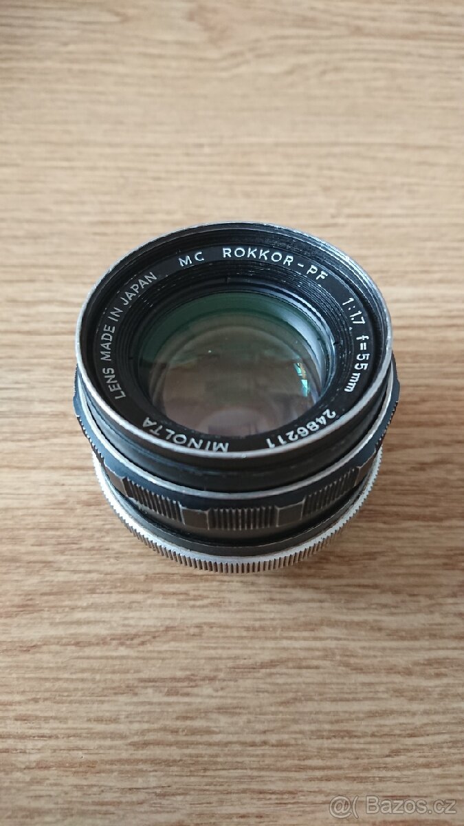Objektiv Minolta Rokkor-PF MC 55 mm 1:1.7
