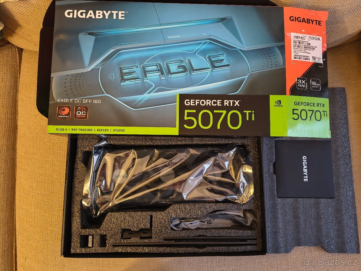 GIGABYTE GeForce RTX 5070 Ti EAGLE OC SFF 16G - nová
