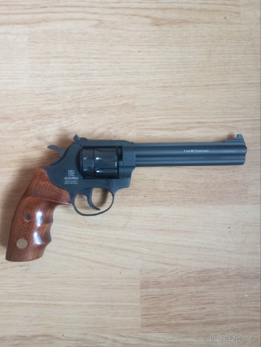 Revolver Flobert 661 6mm Tmave dřevo SLEVA