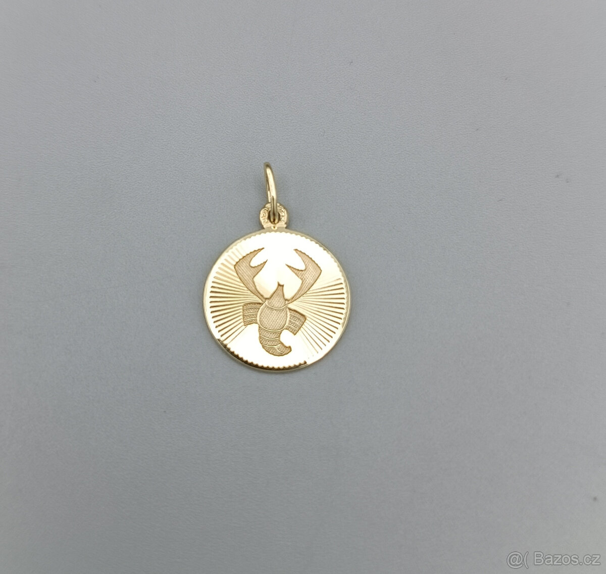 Zlatý přívěsek Rak 1,60g, 14 kt, 585/1000
