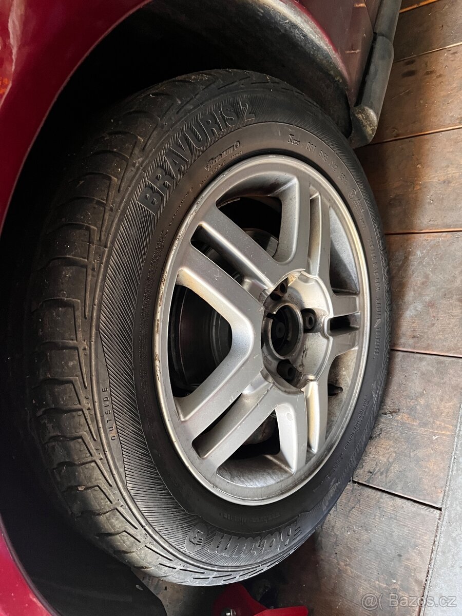 Ford Focus MK1 originál alu kola včetně pneumatik 195/60r15
